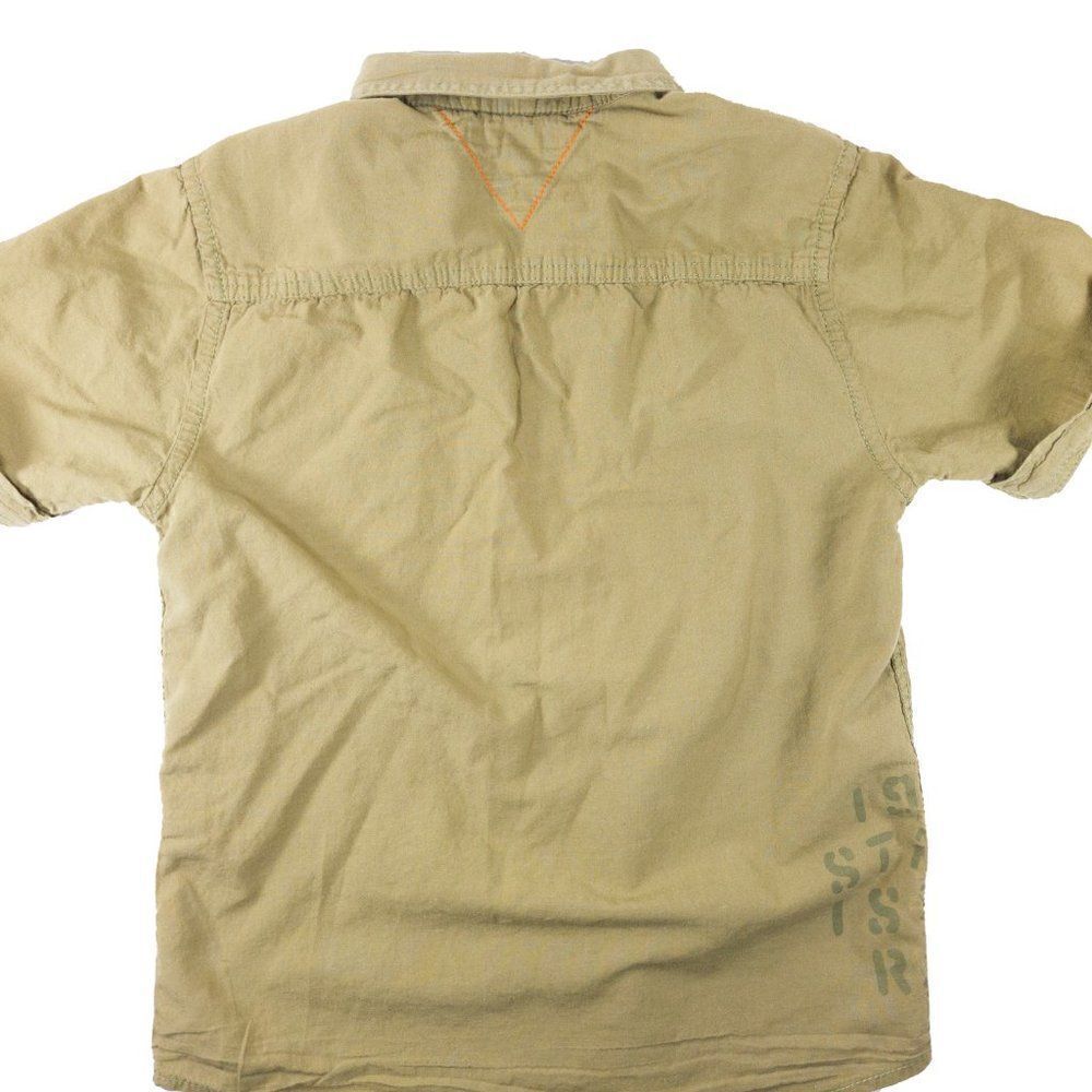 Tommy Hilfiger Army Style Boys Button Up Shirt - Picture 4 of 5